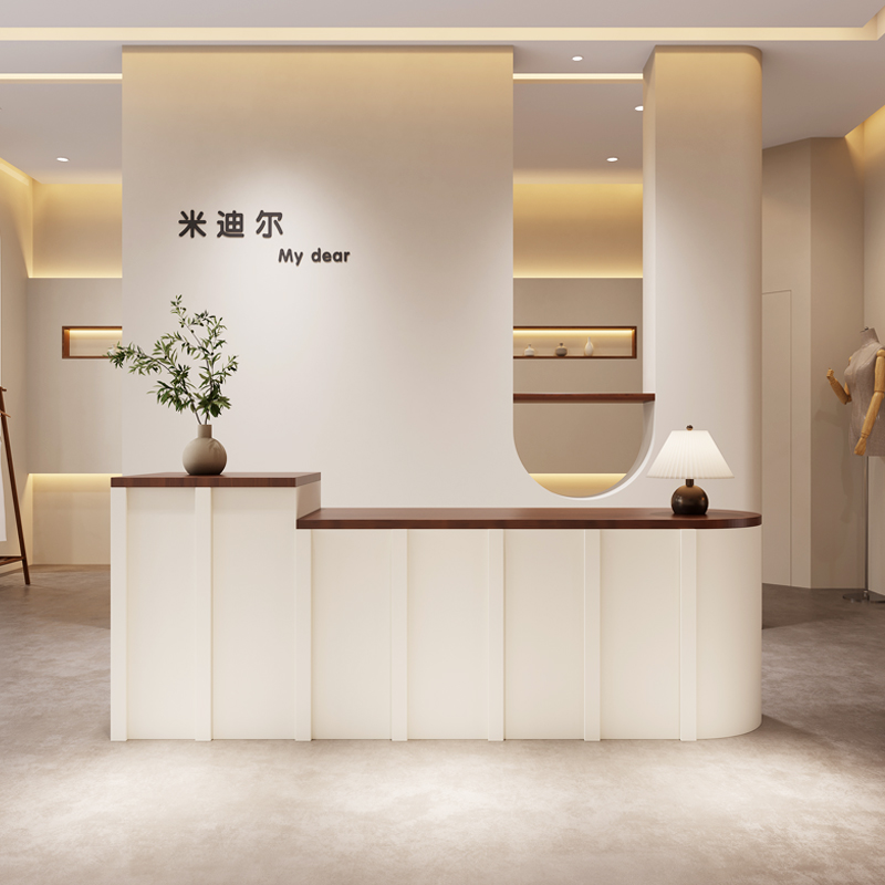 Office Furniture Logo - 카운터 뷰티 리셉션 데스크 로고 미학