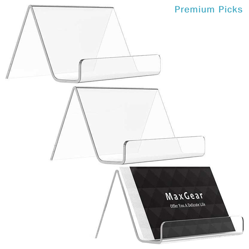 Office Furniture Installation - 휴대용 투명 아크릴 데스크탑 명함 홀더