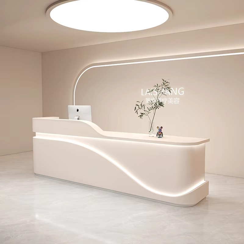 Office Furniture Logo - 대형 호텔 카운터 리셉션 데스크 뷰티