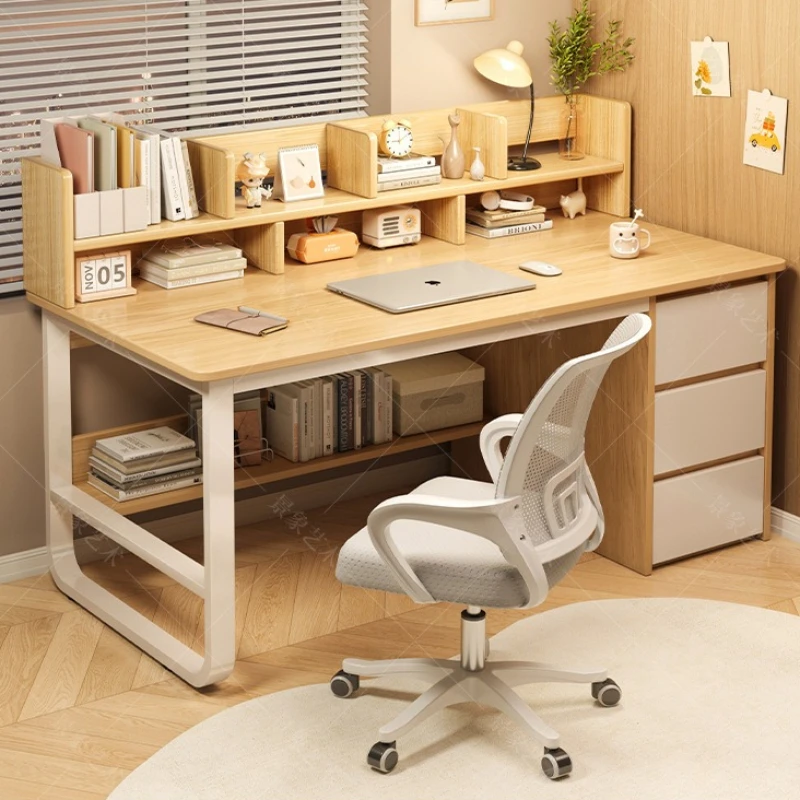 Office Furniture Factory - 견고한 책상 심플 책꽂이 일체형 학습