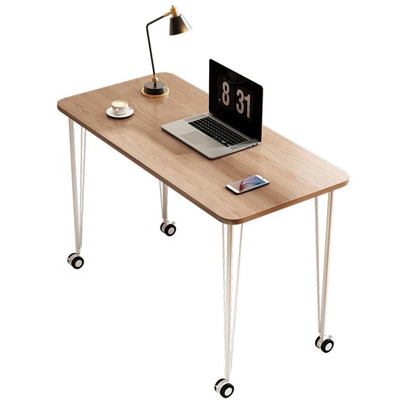 Adjustable Laptop Table - 바퀴가 달린 모바일 컴퓨터 책상, 학생용