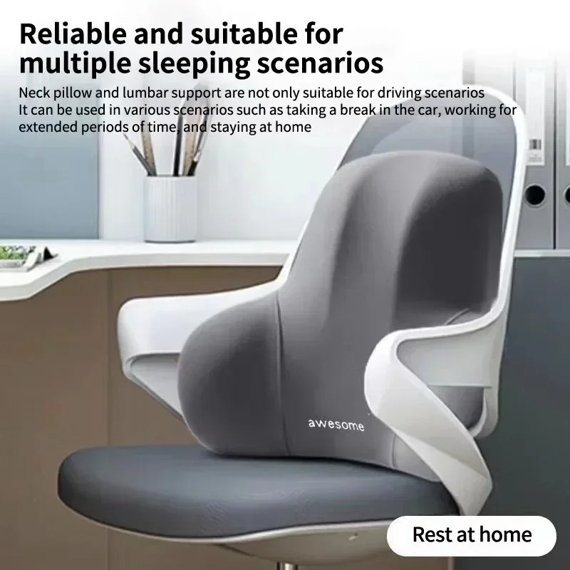 메모리폼 요추 지지 쿠션 1개, 인체공학적 허리 통증  - Office Furniture Direct 리뷰 및 가격