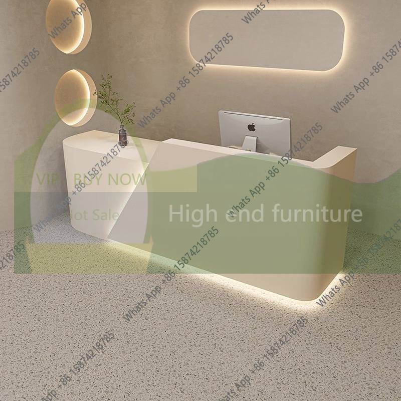 DC MT 화이트 서랍형 접수 데스크 뷰티 살롱 로고  - Office Furniture Logo 리뷰 및 가격