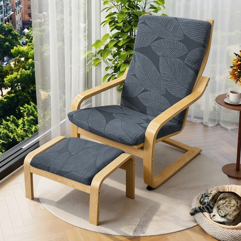 잎무늬 자카드 포앙 의자 패드 커버, 탄성 밴드가 있는 - Visitor Chair Padded 리뷰 및 가격