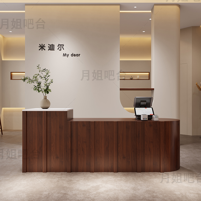 카운터 뷰티 리셉션 데스크 로고 미학 살롱 컴퓨터 리셉 - Office Furniture Logo 리뷰 및 가격