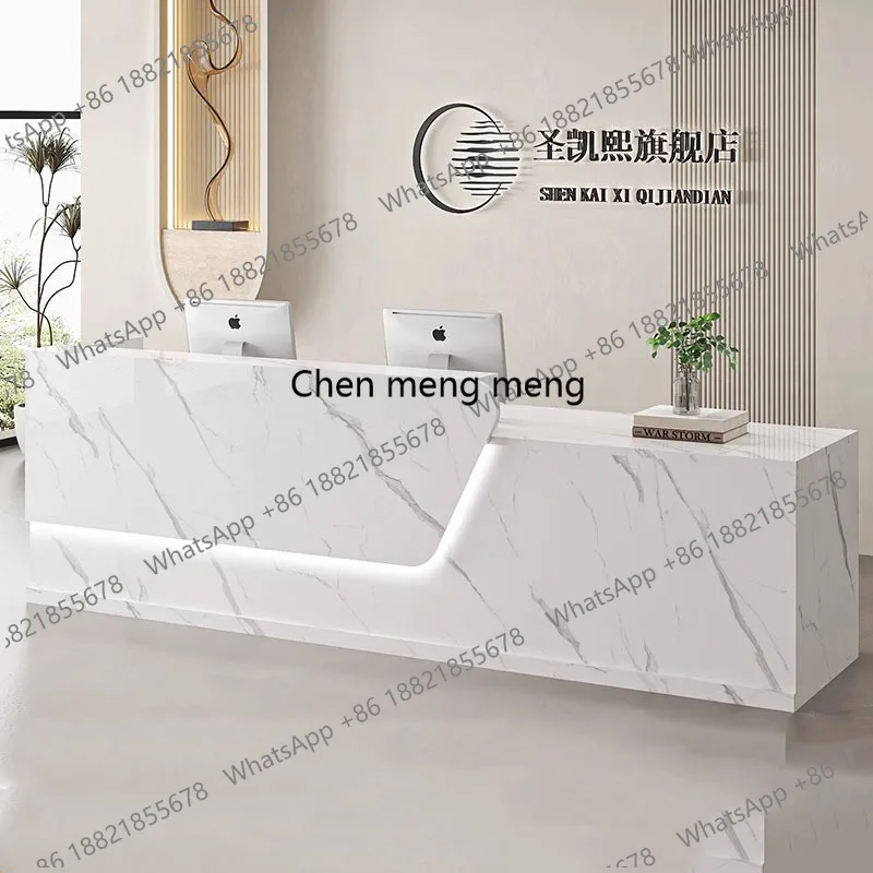 F182 살롱 모던 리셉션 데스크 럭셔리 뷰티 홈 클리 - Office Furniture Logo 리뷰 및 가격