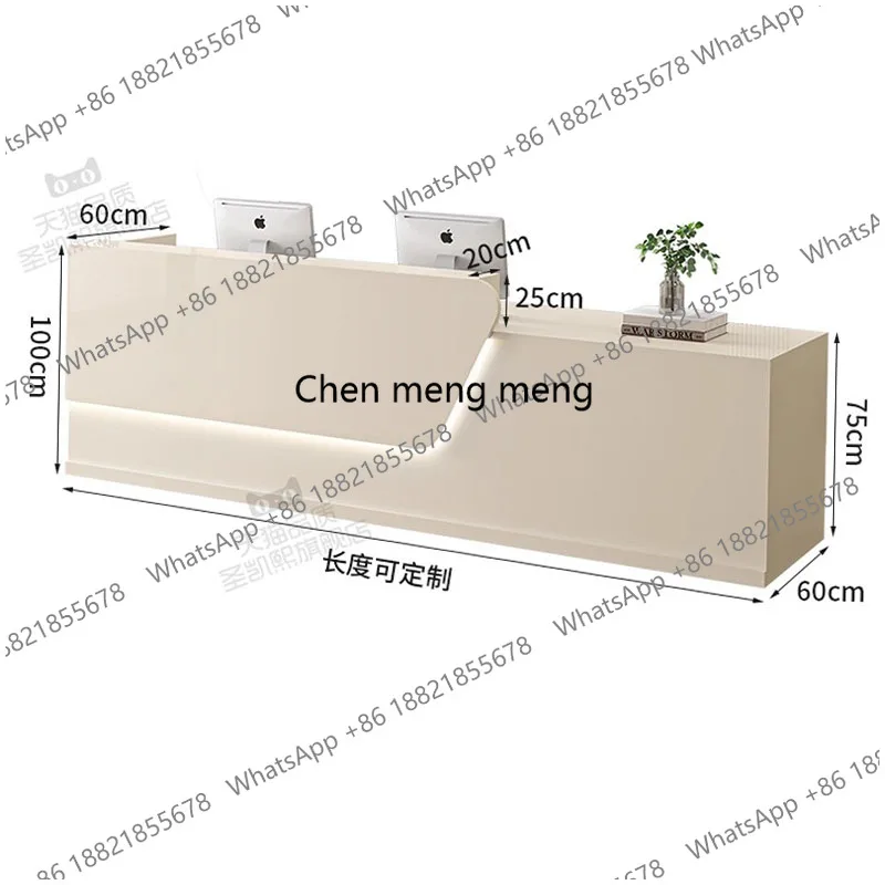 F182 살롱 모던 리셉션 데스크 럭셔리 뷰티 홈 클리 - Office Furniture Logo 리뷰 및 가격