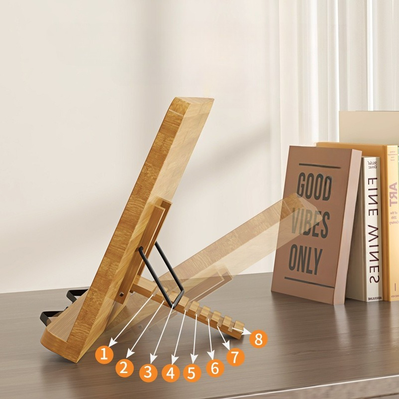 나무 독서대, 다기능 노트북 거치대, 8단계 높이 조절 - Adjustable Laptop Table 리뷰 및 가격