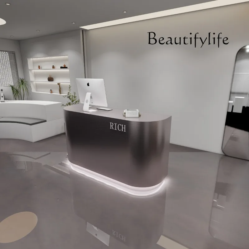 JB 컴퍼니 모던 리셉션 데스크 샵 뷰티 유니크 바 럭 - Office Furniture Jb 리뷰 및 가격