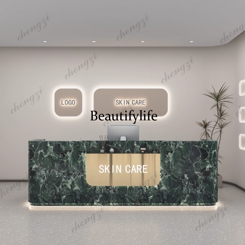 A68 로고 뷰티 리셉션 데스크 카운터 미적 디자인 사 - Office Furniture Logo 리뷰 및 가격