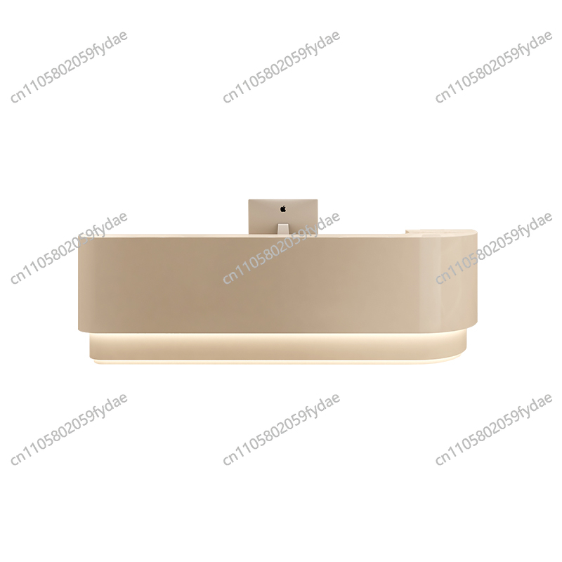 의류 매장 접수 데스크 로고 LED 베이지색 계산대 프 - Office Furniture Logo 리뷰 및 가격