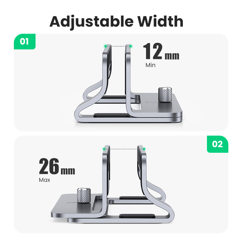 UGREEN MacBook Air Pro 용 수직 노트 - Adjustable Laptop Table 리뷰 및 가격
