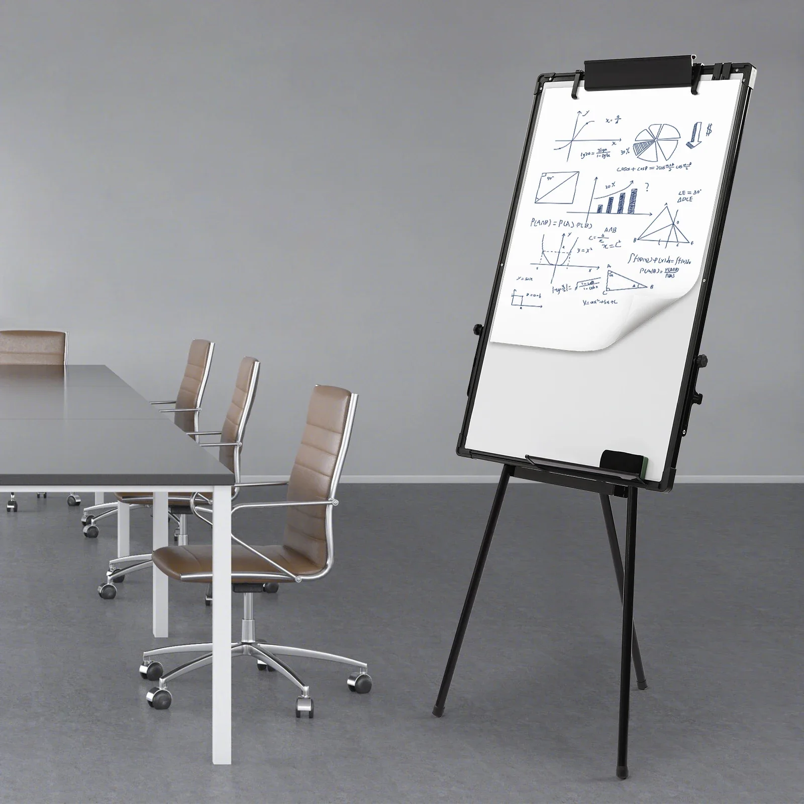스탠드형 화이트보드, 36 X 24인치 삼각대 자석식  - Whiteboard Easel Tripod 리뷰 및 가격