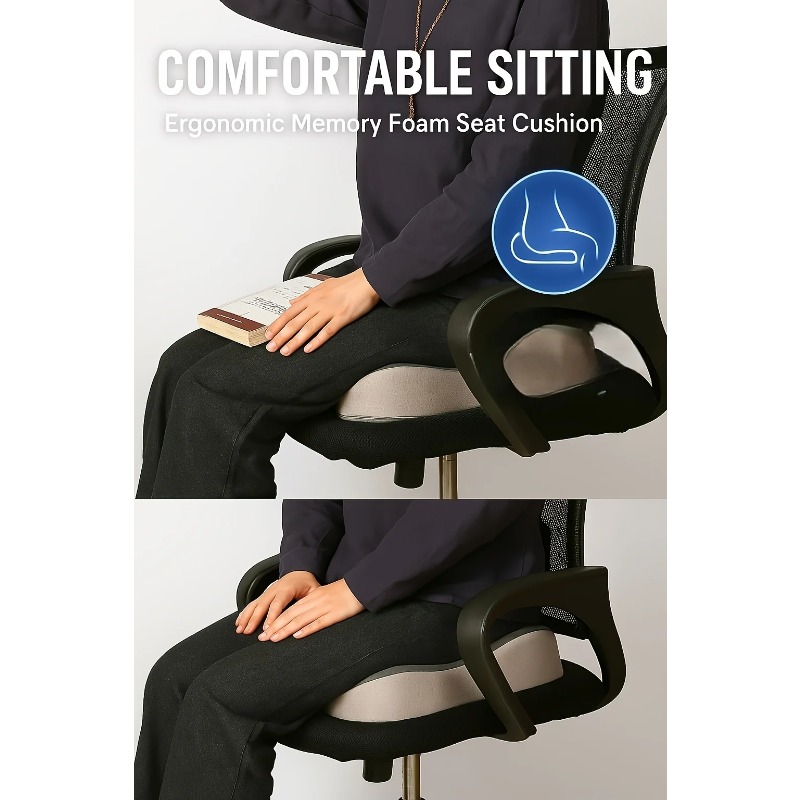 1 Pcs 인체 공학적 메모리 폼 시트 쿠션 꼬리뼈 압 - Office Furniture Direct 리뷰 및 가격