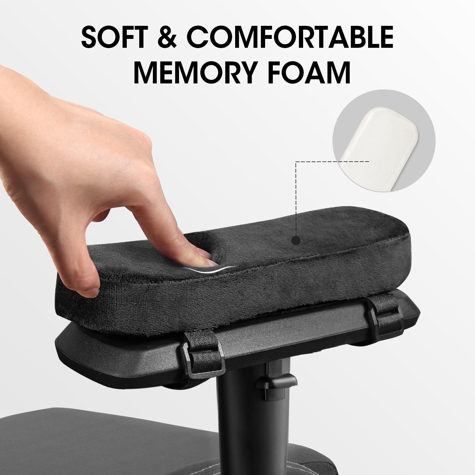 2/4/8PCS 의자 팔걸이 패드 메모리 폼 팔꿈치 베 - Visitor Chair Padded 리뷰 및 가격