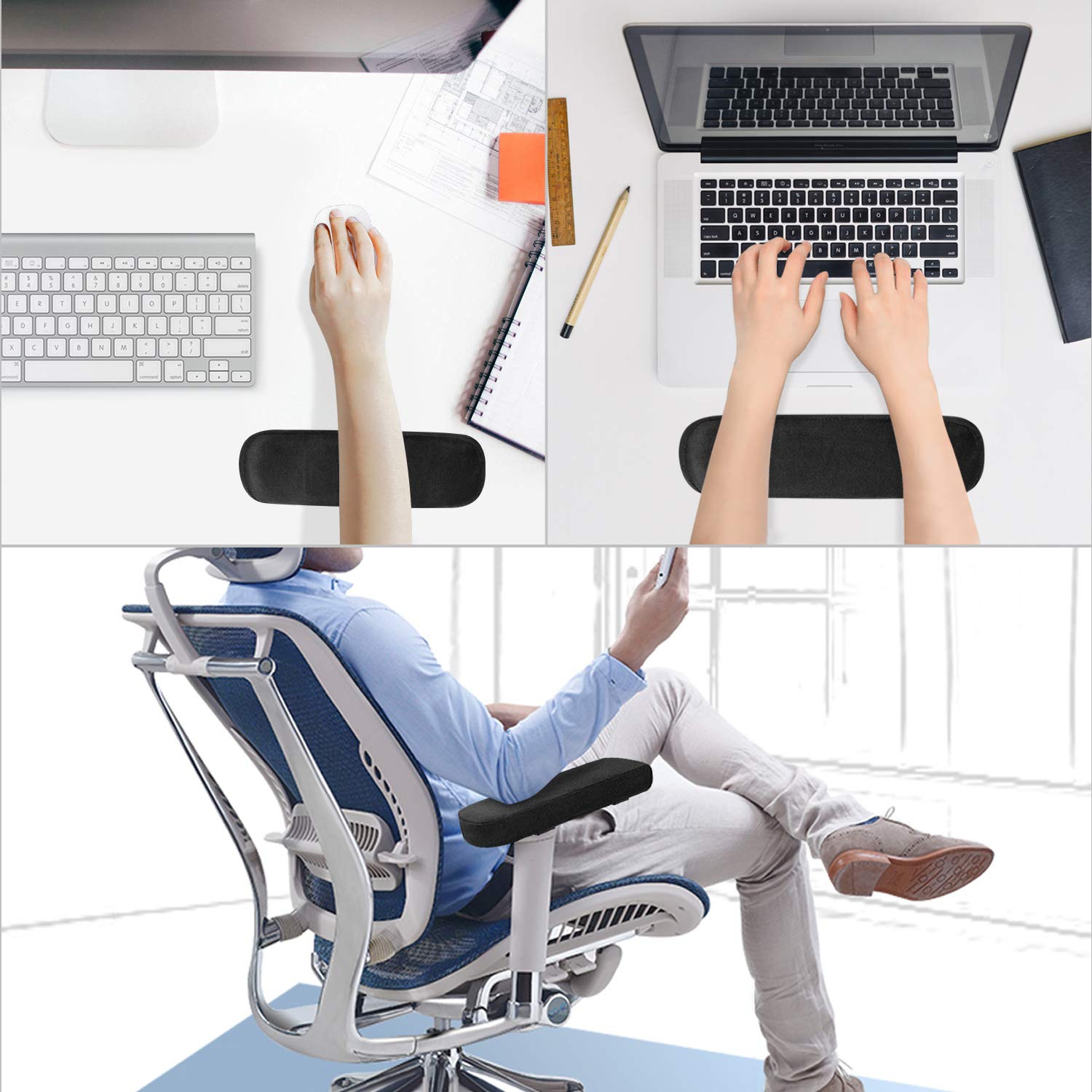 2/4/8PCS 의자 팔걸이 패드 메모리 폼 팔꿈치 베 - Visitor Chair Padded 리뷰 및 가격